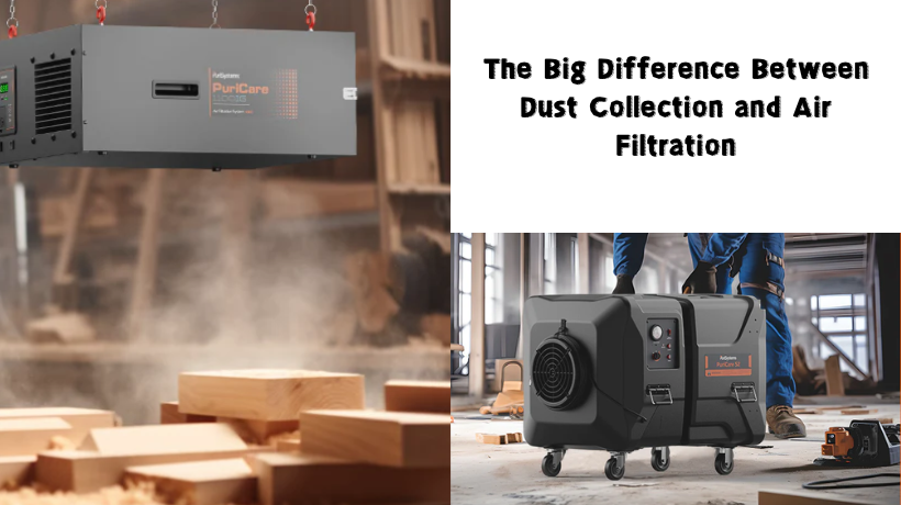 The Big Difference Between Dust Collection and Air Filtration