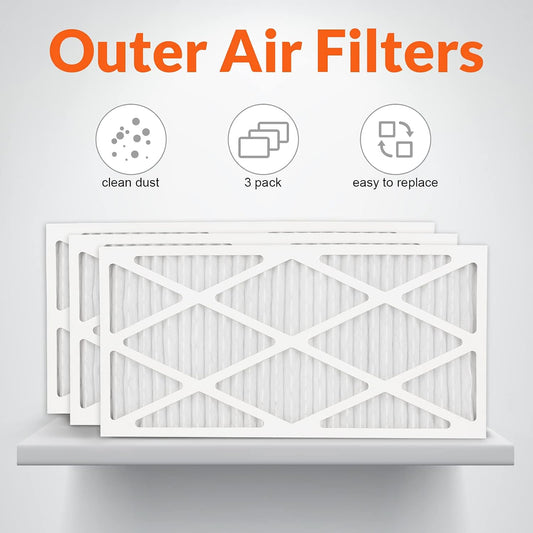 Purisystems 5-Micron Air Filters for PuriCare 1100/1100IG Air Filtration System, 3-Pack