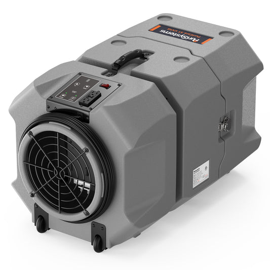 Purisystems Industrial Air Scrubber, HEPA Air Purifier with Ion Generator, 4-Stage Filtration, GFCI Outlet, 1100 sq.ft